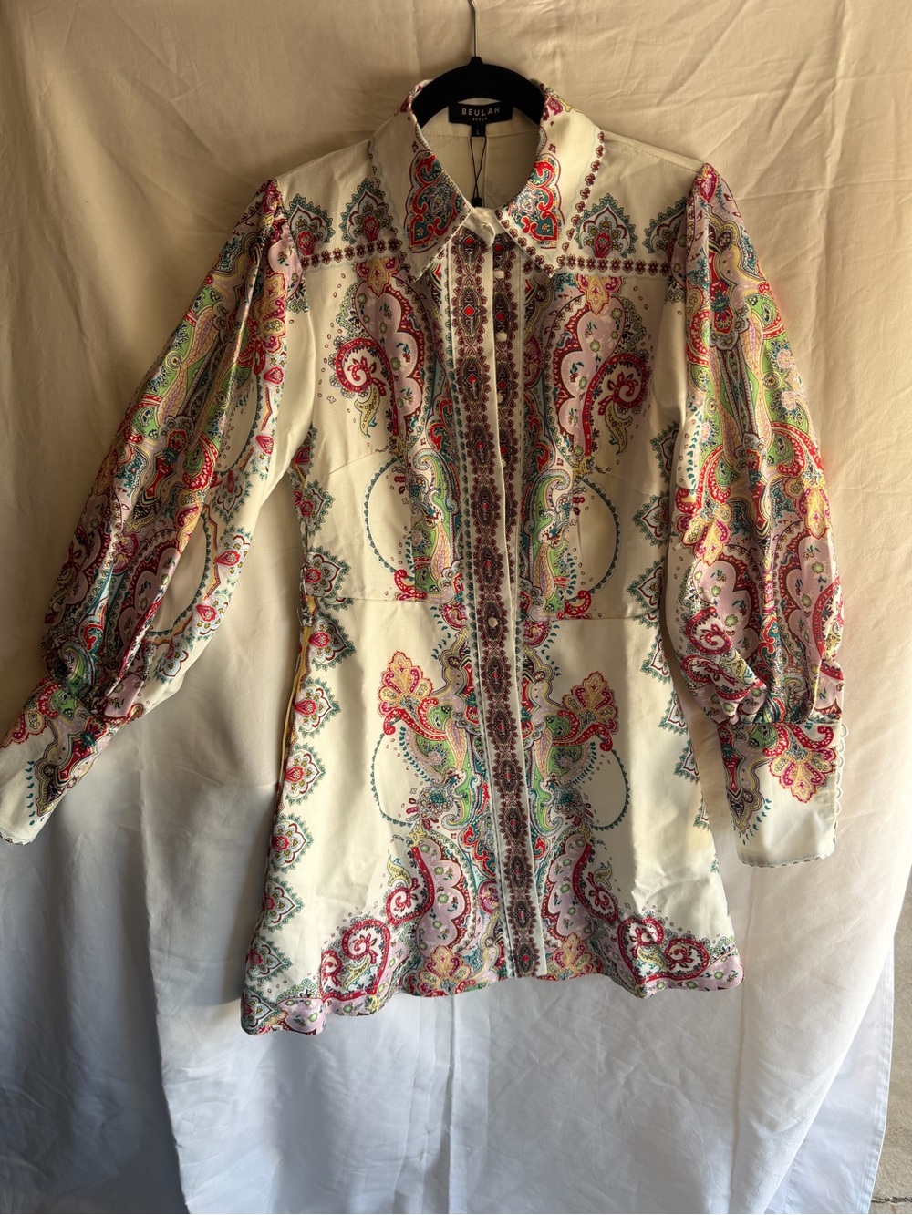 Beulah Paisely shirt dress - Picture 1 of 12